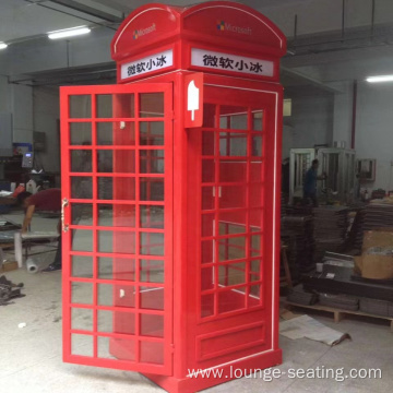 Outdoor Decorative Waterproof London Telephone Booth